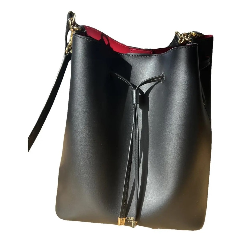 Ralph Lauren Leather Mini Bucket Bag